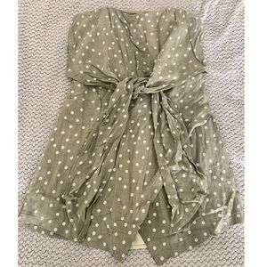 VICI DOLLS- Light green polka-dot romper